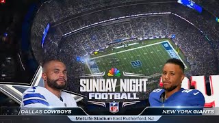 2023 NBC Sunday Night Football Week 1 IntroTheme [upl. by Solegna]