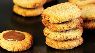 COOKIES mit nur 2 Zutaten  paleo vegan glutenfrei [upl. by Nod]