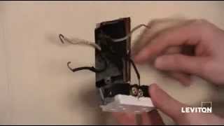 How to Install a Leviton Electrical Wall Outlet [upl. by Annyrb]