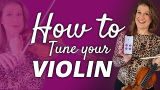 How to Tune your Violin with my FREE Online Violin Tuner [upl. by Doerrer]