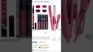 Very😱🤩💄cute product very affordable priceMeeshoonly RS142 minivlog [upl. by Marduk]