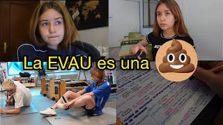 Cómo es hacer la EVAU ⁉️  Día del examen cómo preparársela… Gym con Roro💪🏼 vlog natjim EVAU [upl. by Iiette594]