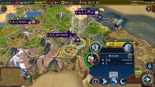 Civilization VI On SwitchMan  Religious Deity And Im At War With Khan [upl. by Kneeland]