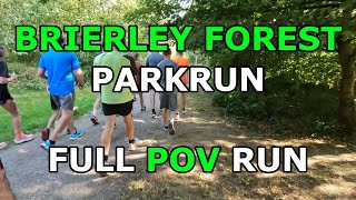 Brierley Forest Parkrun FULL POV RUN 31082024 [upl. by Rube]