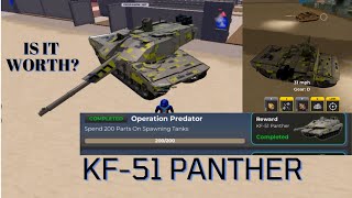 KF51 Panther Update in War Tycoon Roblox [upl. by Deena]