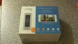 Ring Doorbell Pro UK  Unboxing and setup [upl. by Svensen]