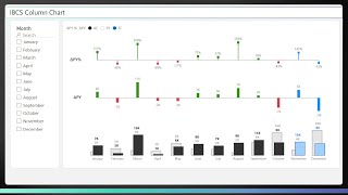 IBCS Advanced Power BI Tutorial  Native Column Chart [upl. by Adnirol]