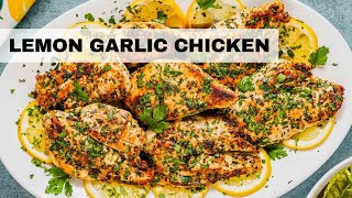 LEMON GARLIC CHICKEN  Quick amp Easy Dinner Recipe [upl. by Leah]