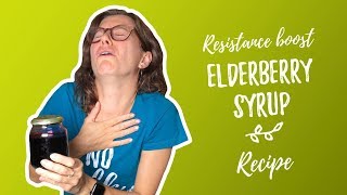 Elderberry syrup and elderberry juice  recipe for a resistance boost [upl. by Kolnick]