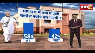 Lok Sabha Opinion Poll 2024  MPChhattisgarh में क्या BJP क्लीन स्वीप कर पाएगी IBC24 Mega Polls [upl. by Eibloc]