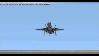 F35B demo at Edwards Airforce base FSX [upl. by Eissirc]