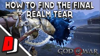 God Of War  HOW TO FIND THE HIDDEN REALM TEAR MUSPELHEIM TOWER PUZZLE [upl. by Korns715]