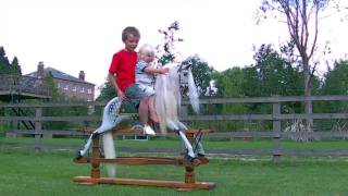 NEW Children Riding Rocking Horses From httpwwwrockinghorsecoukmov [upl. by Drarreg]