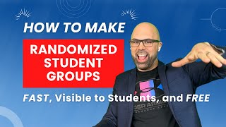 How to Create RANDOMIZED STUDENT GROUPS Quickly Easily and For Free Using Classtoolsnet [upl. by Orella]