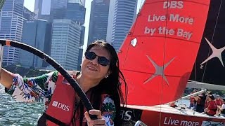 Virgies Vlog is live DBS Sailing at the Bay Singapore [upl. by Mandy952]