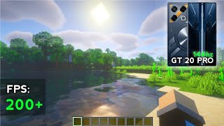 TEST INFINIX GT 20 PRO MINECRAFT POJAV LAUNCHER LANCAR CUY [upl. by Egwin264]