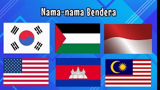 Mengenal namanama benderaIndonesia MalaysiaSingapura [upl. by Asik]