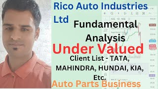 RICO AUTO INDUSTRIES LTD 🚀💥 autoparts share longterminvestment automobile investemnt [upl. by Araldo]