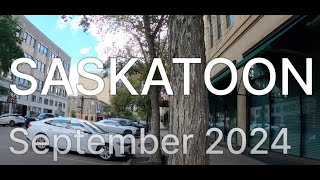 Canada Saskatoon September 2024 Downtown saskatooncitynews [upl. by Morgana]