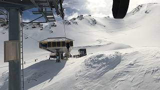 WHAT IS A 2 STAGE SKI LIFT LIKE Plattachbahn Lift Obergurgl Austria  GoPro HD POV  April 2024 [upl. by Sokim482]