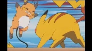 Pikachu VS Raichu pokemon battle [upl. by Magas]