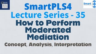 SmartPLS4 Series 35  Moderated Mediation in SmartPLS See Description [upl. by Leba]