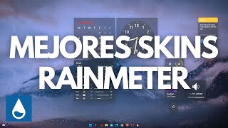 Mejores SKINS para RAINMETER  Personaliza tu Windows minimalista  Guía de uso 🔥✅ [upl. by Gavini]