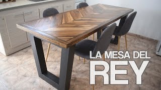 MESA ESTILO INDUSTRIAL By Easy  PROYECTO MUEBLE La Mesa del Rey [upl. by Formica70]