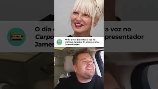 Essa voz e essa música 😍 sia chandelier carpoolkaraoke jamescorden [upl. by Backer]