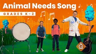 The Animal Needs SONG  Science for Kids  Grades K2 [upl. by Bunow171]