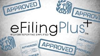 eFiling Plus  Online 1099 and W2 Processing [upl. by Lleryd447]