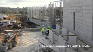 Precast Rammed Earth Panels RACV Torquay 2012 [upl. by Dorie]