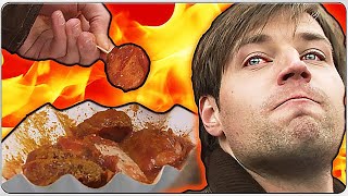 Wir testen die SCHÄRFSTE CURRYWURST 15 Mio Scoville  Lars amp Dan TESTEN [upl. by Iah]