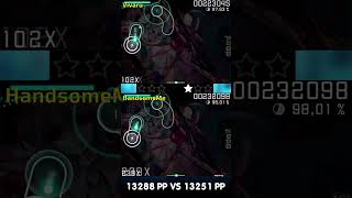 DUEL SHOW HandsomeMe vs Vivaru  osu tournament Map 2 [upl. by Ohs]