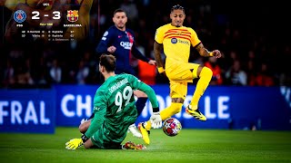 ÉPICA REMONTADA PSG vs BARCELONA 23  CUARTOS DE FINAL  Champions League [upl. by Ronyam]