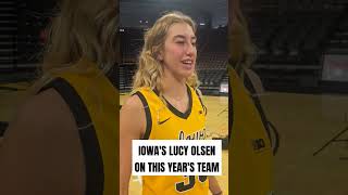 Lucy Olsen Loves Iowa Womens Team shorts hawkeyes [upl. by Nylkaj]