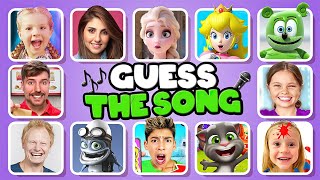 Guess The Meme amp Youtuber By Song 1  Lay Lay King Ferran Salish Matter MrBeast  Elsa Trolls 3 [upl. by Siuqram]