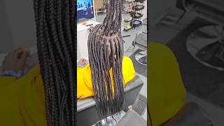 Regular Box Braids on Natural 4C Hair [upl. by Nirej]