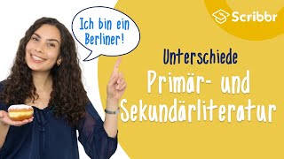 Primärliteratur und Sekundärliteratur – einfach erklärt  Scribbr 🎓 [upl. by Machute]