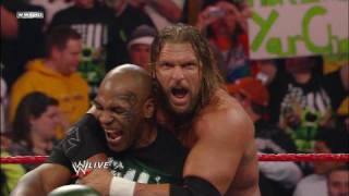 DX vs Chris Jericho and Raw Guest Host Mike Tyson [upl. by Eaner376]