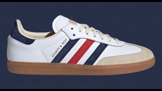 SPORTY amp RICH X ADIDAS SAMBA OG “OLYMPIC” [upl. by Niraa680]