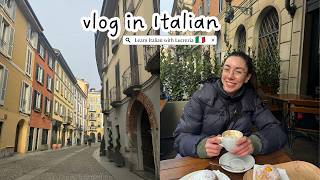 Italian vlog una passeggiata a Milano un paio di consigli su libri e podcast Subtitles [upl. by Farron]