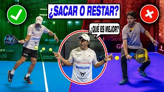 ¿SACAR O RESTAR ¡La DECISIÓN que puede HACERTE GANAR TU PRÓXIMO PARTIDO DE PADEL  Mejora tu Padel [upl. by Meghan]