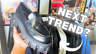 REVIEWING PRADA LOAFERS ft Mayshow [upl. by Moorefield]