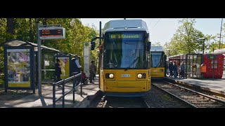 Germany Berlin Straßenbahn 68 ride from S Grünau to Schlossplatz Köpenick [upl. by Malvia]