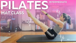 Level Up Pilates Intermediate Mat Class [upl. by Gerius]