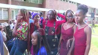 Lusaka students thank HH [upl. by Nennek]