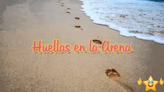 Huellas en la arena Reflexiones cristianas Videos de reflexiones [upl. by Nyroc]