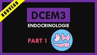 Endocrinologie Conférence  DCEM3  Part 1 [upl. by Ruyle304]