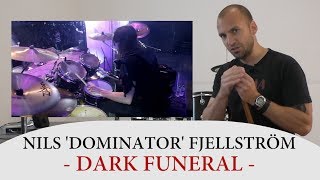 Drum Teacher Reacts to Nils Dominator Fjellström  Former Drummer of Dark Funeral [upl. by Oiled679]